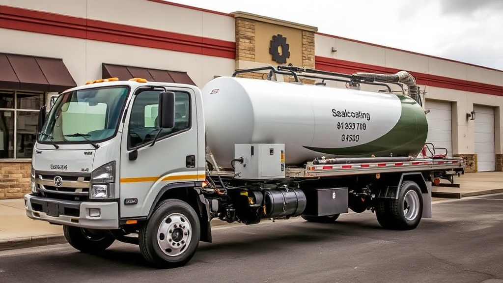 Commercial Auto & Spray Trucks — sealcoating contractor work